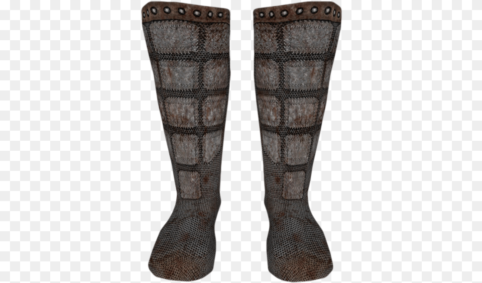 Chainmail Boots Sock, Boot, Clothing, Footwear, Riding Boot Free Png