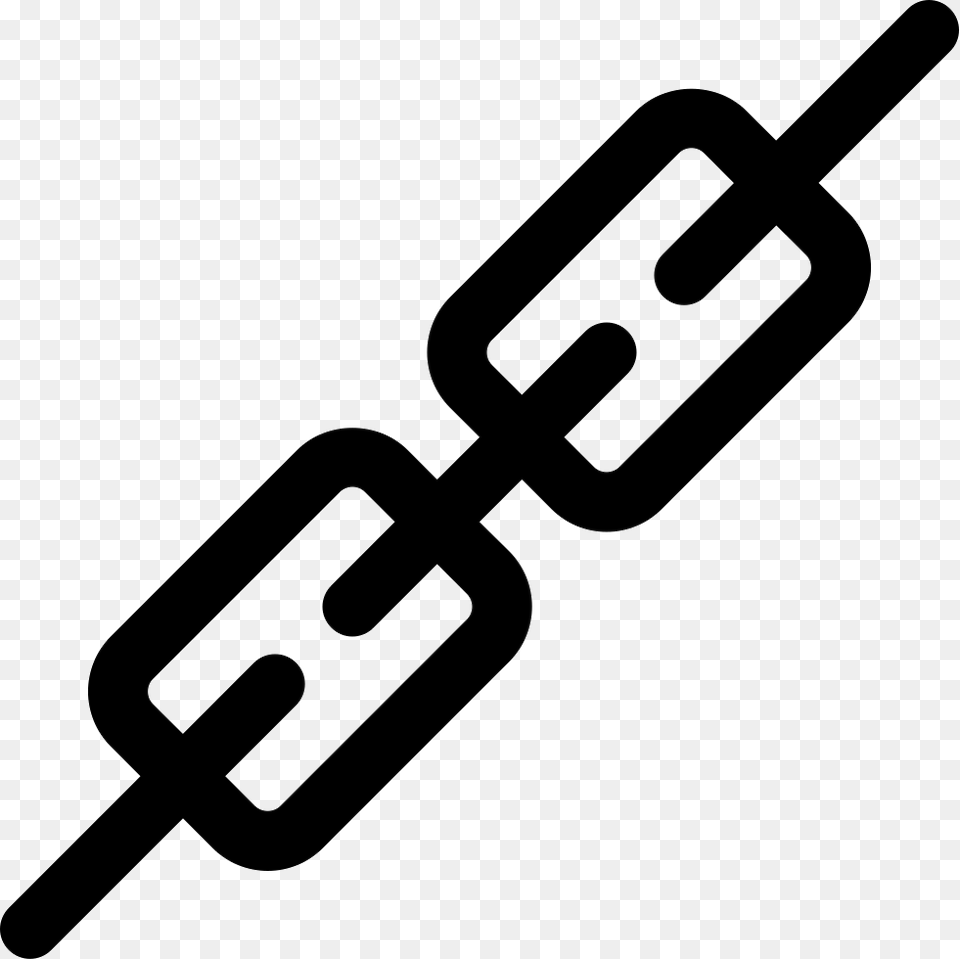 Chains Chain Icon Transparent, Cutlery, Fork, Stencil, Dynamite Free Png Download