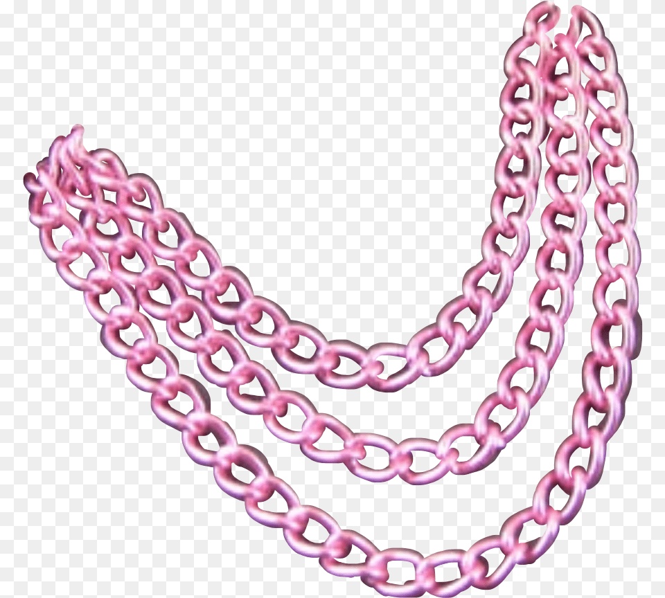 Chains Pink Pastel Goth Goth Freetoedit Chain, Accessories, Jewelry, Necklace Png