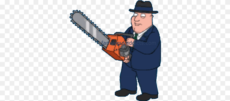 Chainsaw Henchman Man With Chainsaw, Device, Chain Saw, Tool, Person Free Png