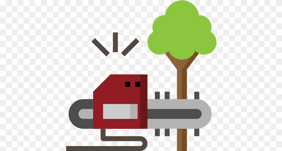 Chainsaw Tree, Device Png Image