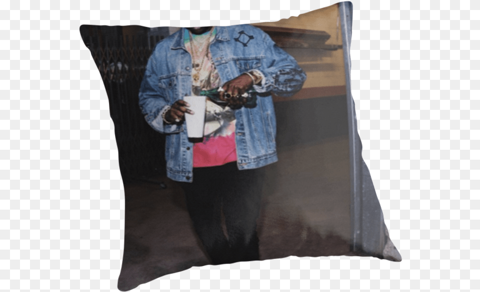 Chainz Pouring Dirty Sprite Actavis Prometh With Cushion, Clothing, Coat, Jacket, Pants Png