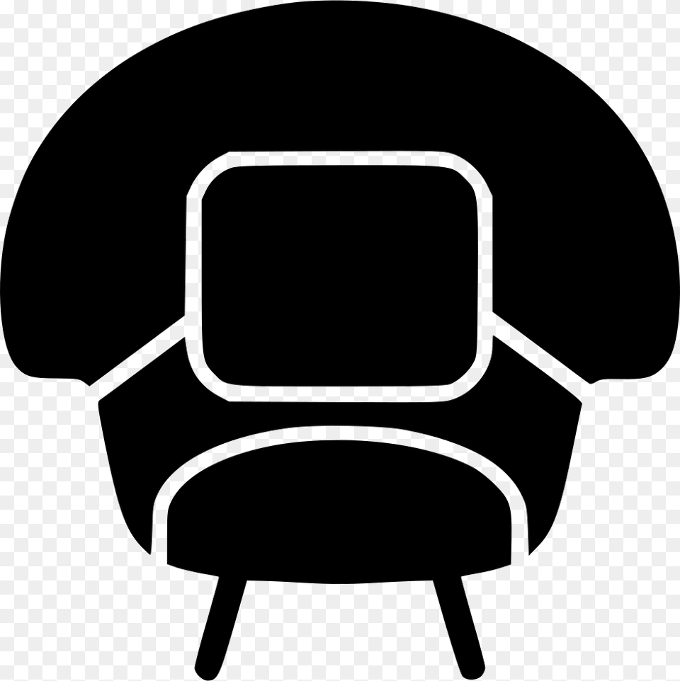 Chair, Furniture, Stencil, Armchair Png Image