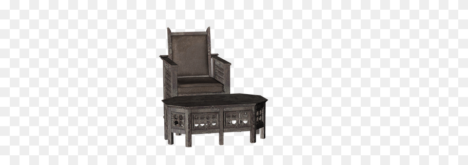 Chair Furniture, Armchair, Throne Free Png Download