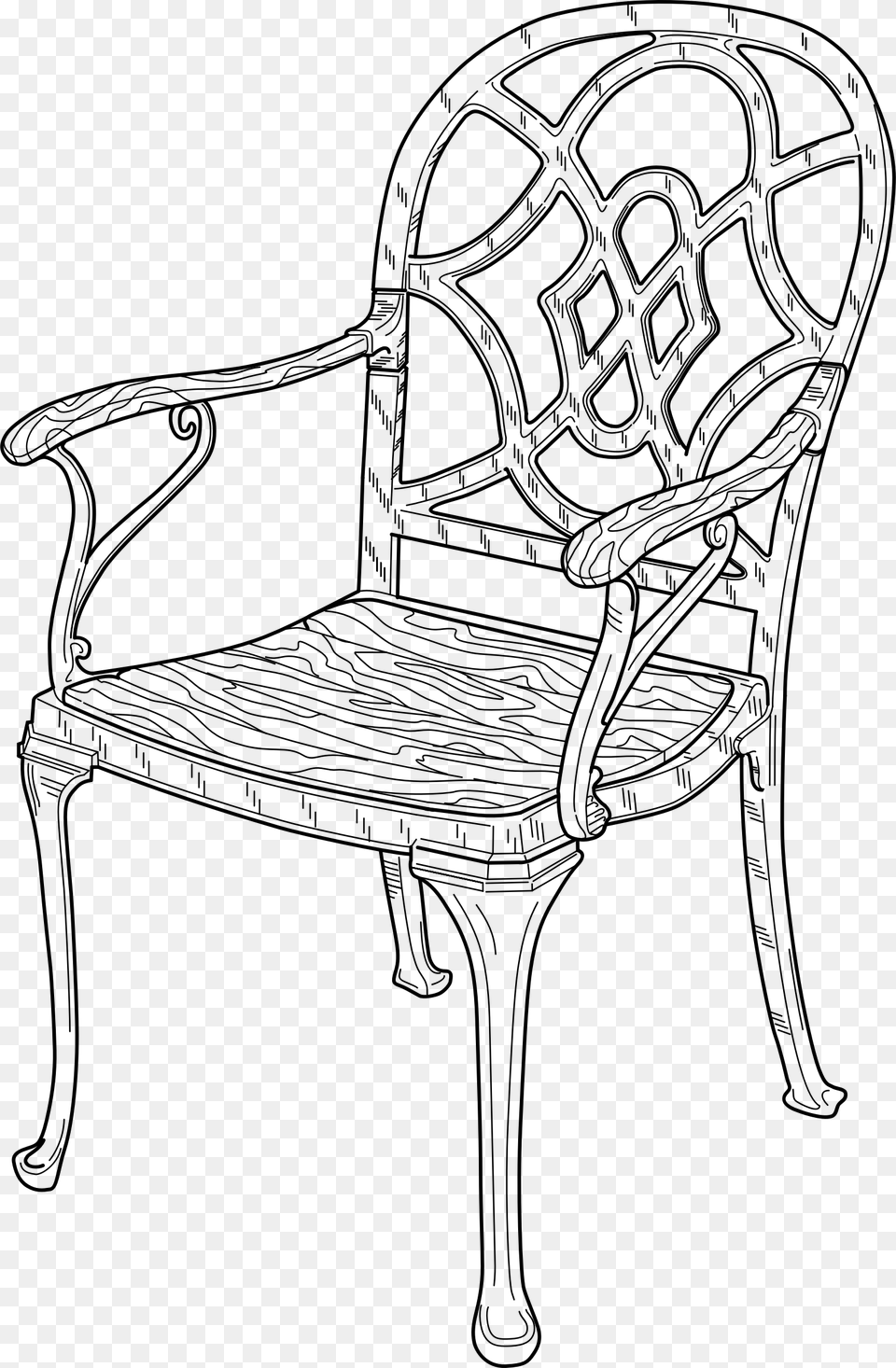 Chair, Gray Free Png Download