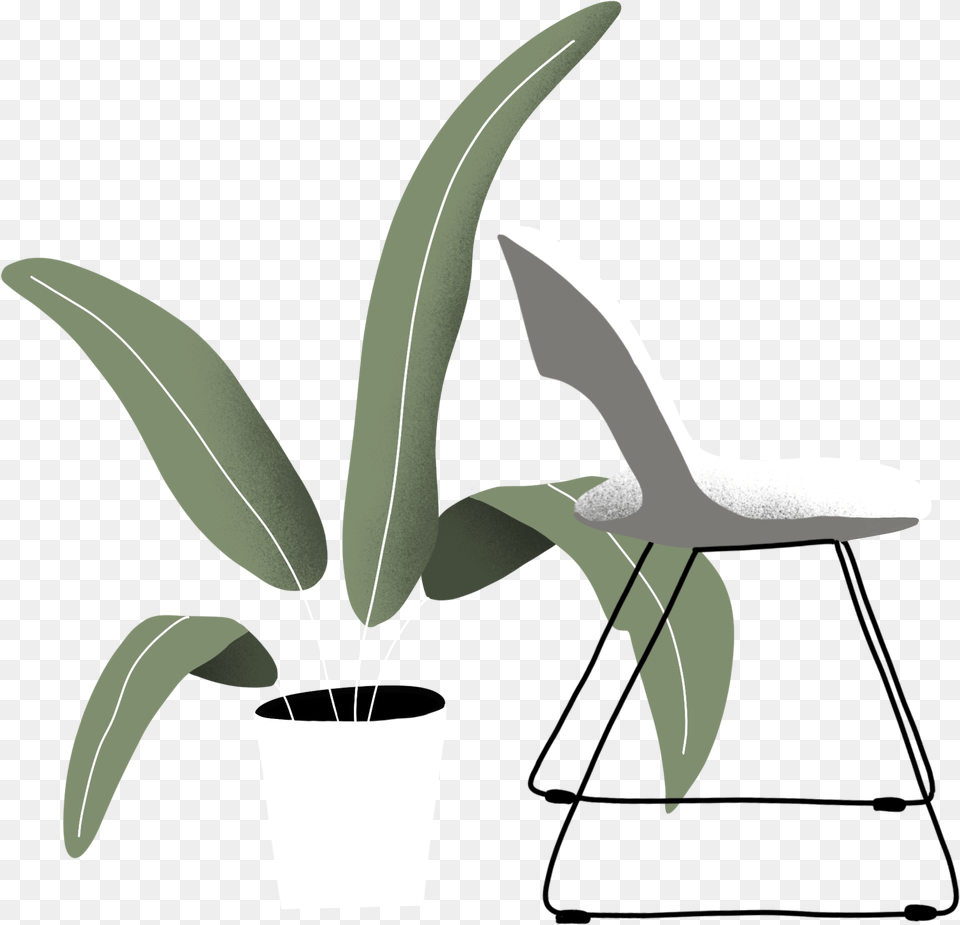 Chair, Leaf, Flower, Flower Arrangement, Potted Plant Free Transparent Png