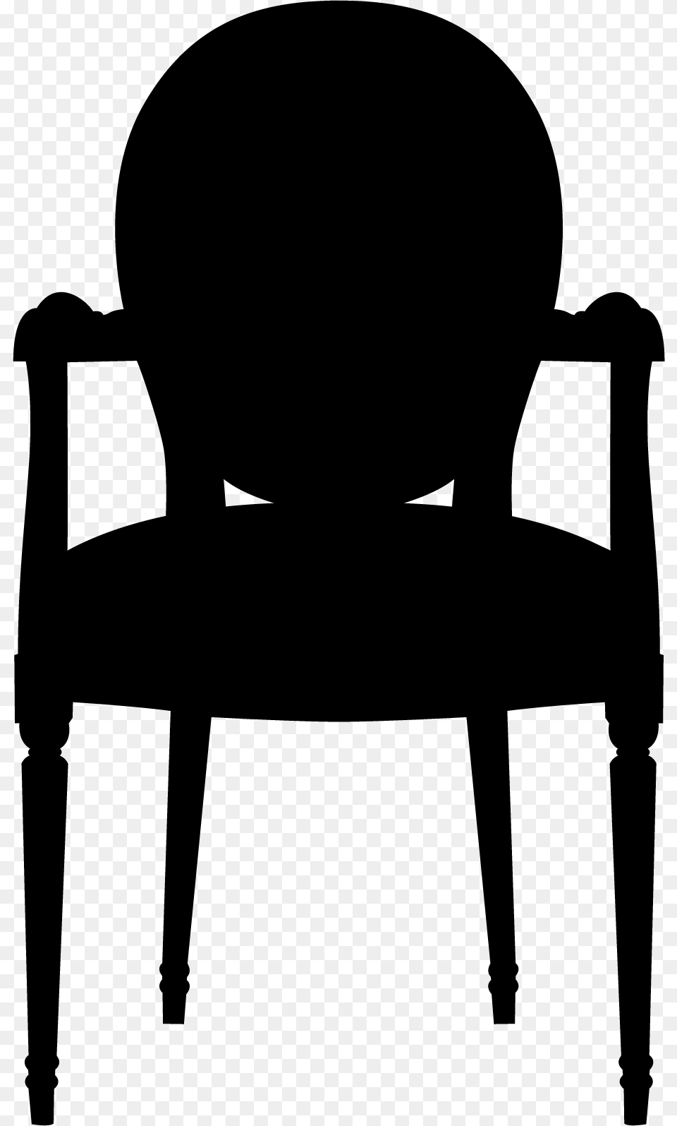 Chair, Furniture, Silhouette, Armchair, Person Free Transparent Png