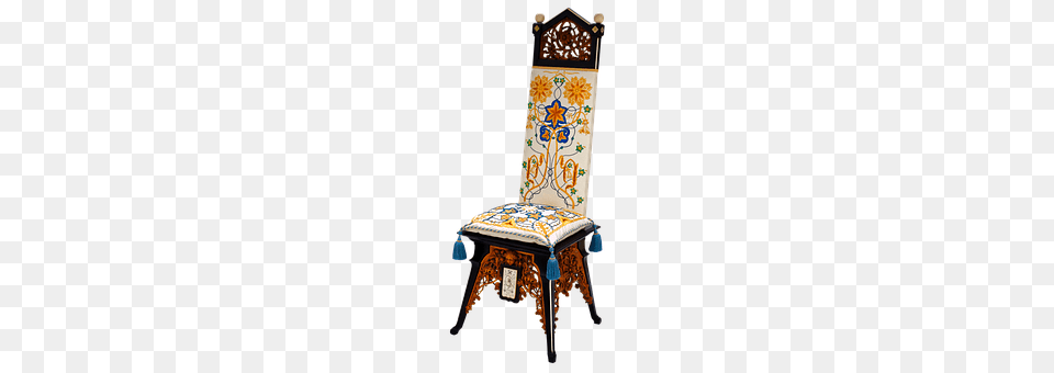 Chair Furniture, Throne, Crib, Infant Bed Png Image