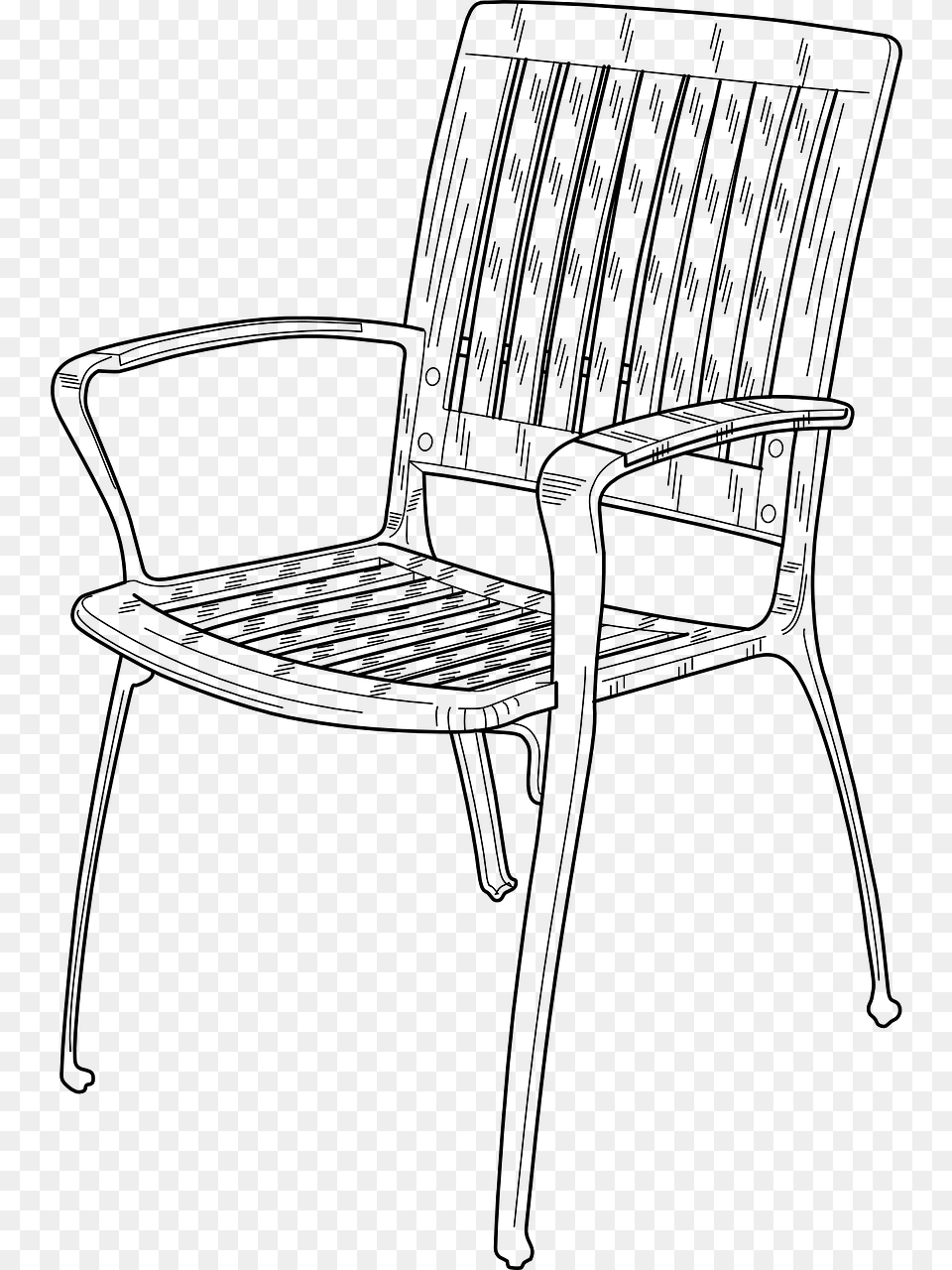 Chair Clip Art, Gray Free Png Download