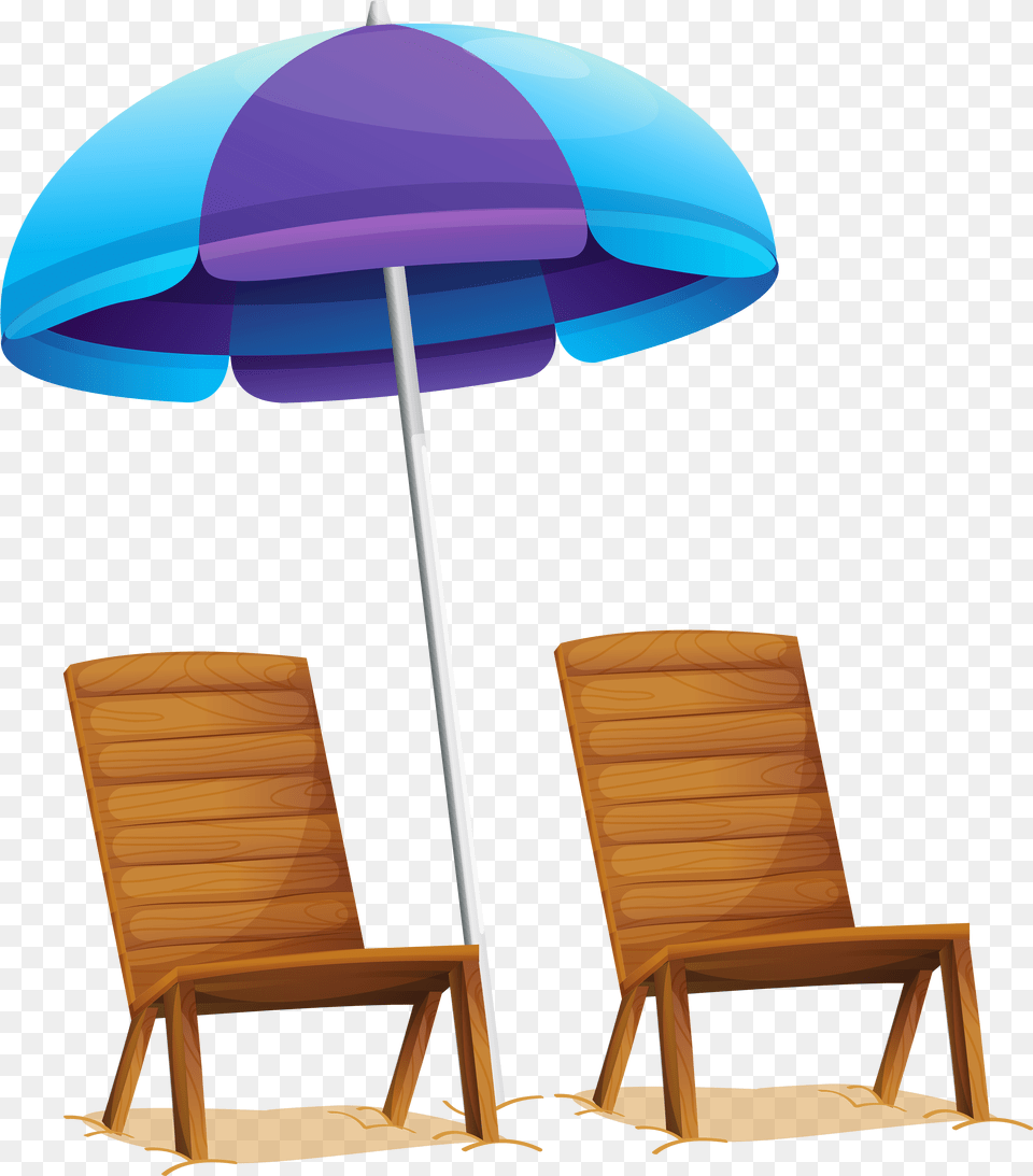 Chair Clip Art Beach Chair With Umbrella, Furniture, Canopy, Architecture, Building Free Transparent Png