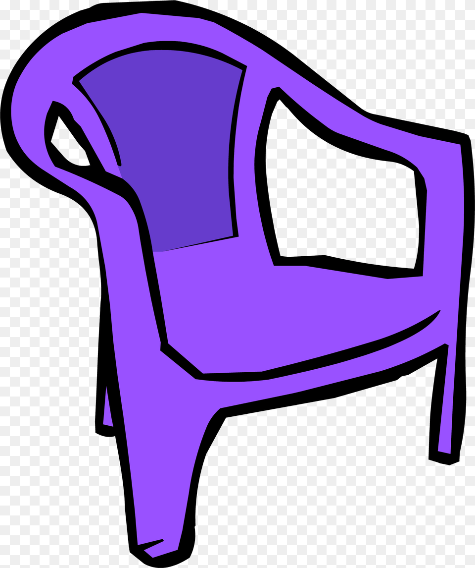 Chair Clipart Plastic Chair, Furniture, Couch, Armchair, Home Decor Free Png Download