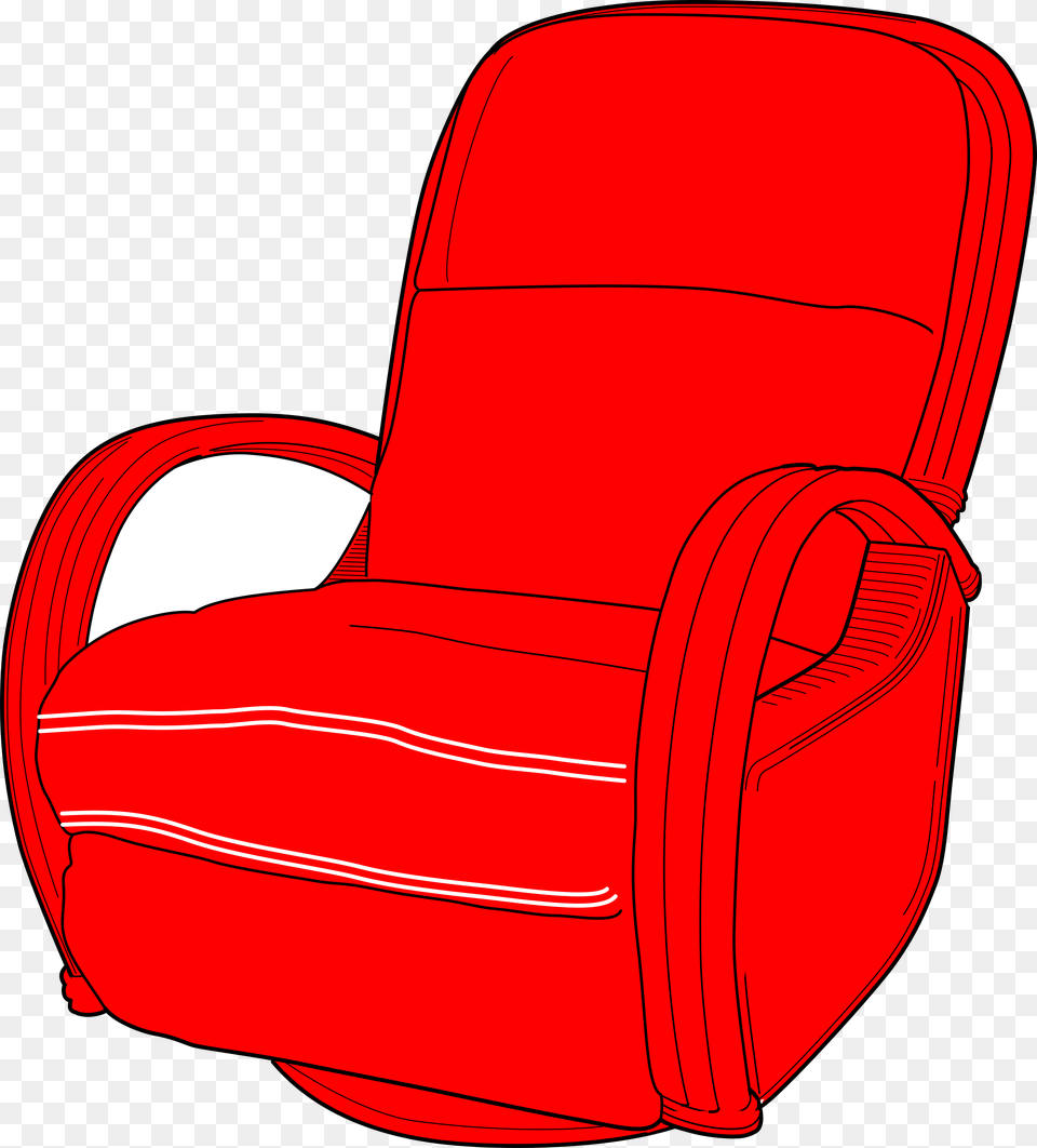 Chair Clipart Red Chair, Furniture, Armchair, Device, Grass Free Png