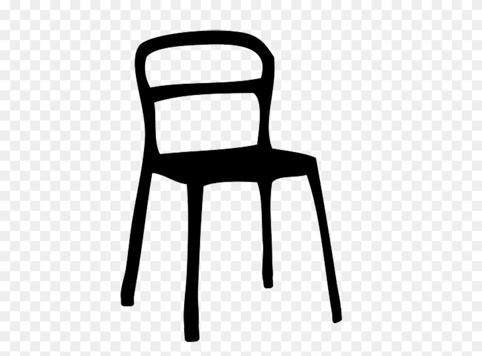 Chair Clipart Silhouette, Furniture, Armchair Png