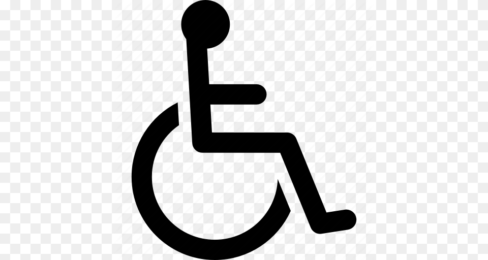 Chair Disability Disabled Handicap Sign Wheel Wheelchair Icon, Electronics, Hardware, Architecture, Building Free Transparent Png