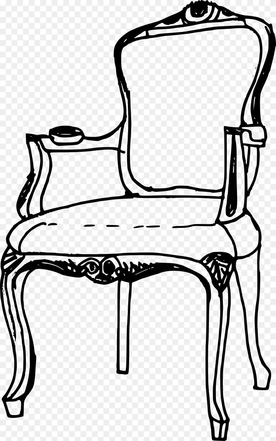 Chair Image, Gray Free Png
