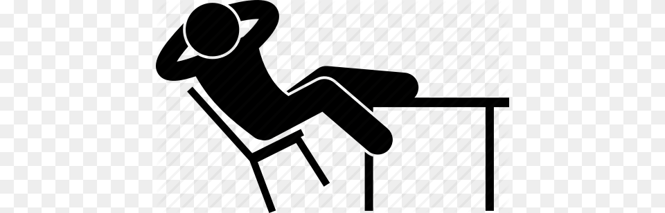 Chair People Relaxing Resting Sitting Table Icon, Person, Reading Png Image