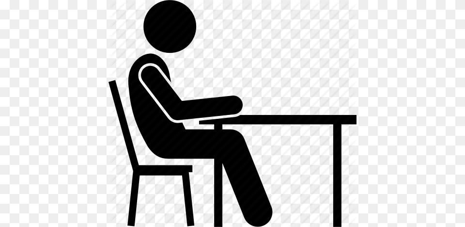 Chair People Sitting Table Icon, Person, Reading, Handrail Png