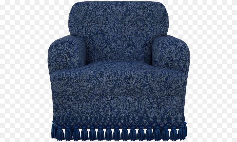 Chair Ruffles Seat Fabric Furniture Cushion Club Chair, Armchair Free Transparent Png