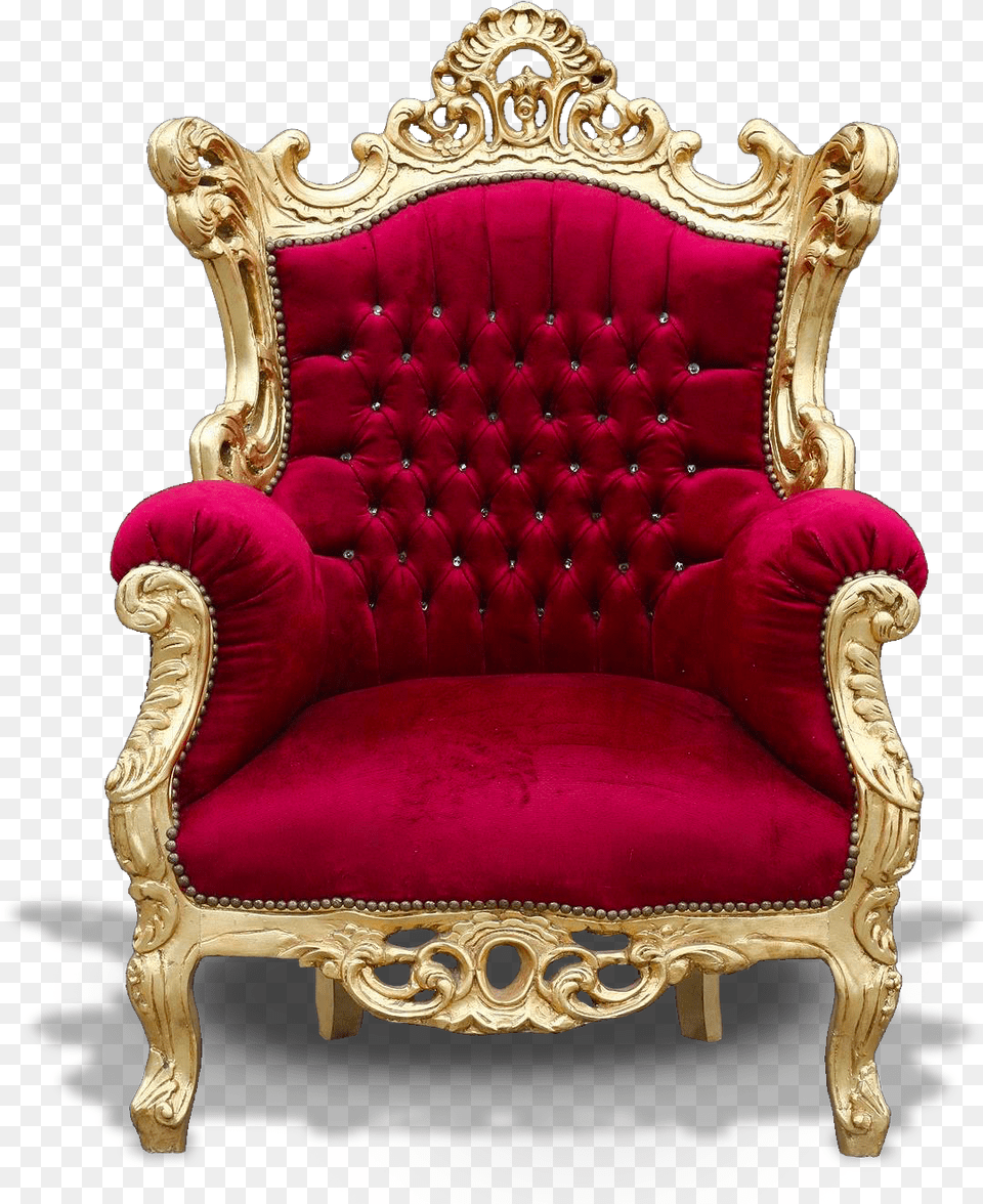 Chair Throne, Furniture, Armchair Free Transparent Png