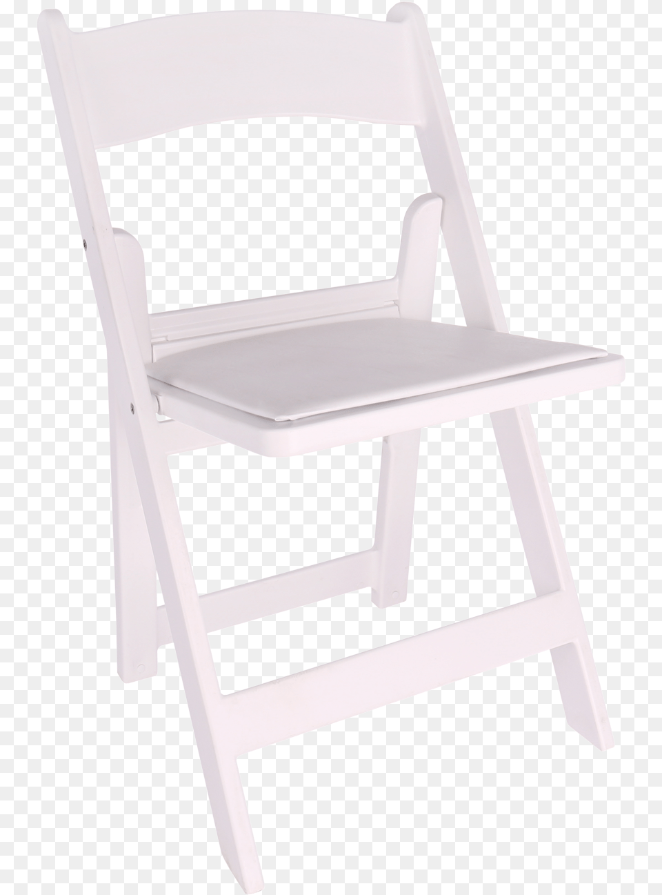 Chair White Resin Folding Chair With Padded Seat White Resin Folding With White Padded Seat, Canvas, Furniture Free Png