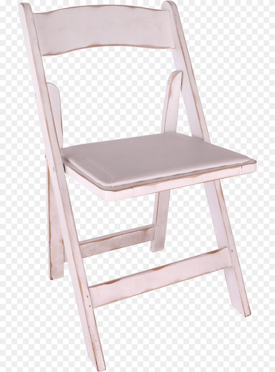 Chair Wood Folding Shabby Chic Folding Chair, Canvas, Furniture Free Png Download