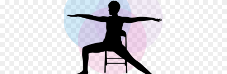 Chair Yoga Clipart, Adult, Silhouette, Person, Man Free Png Download