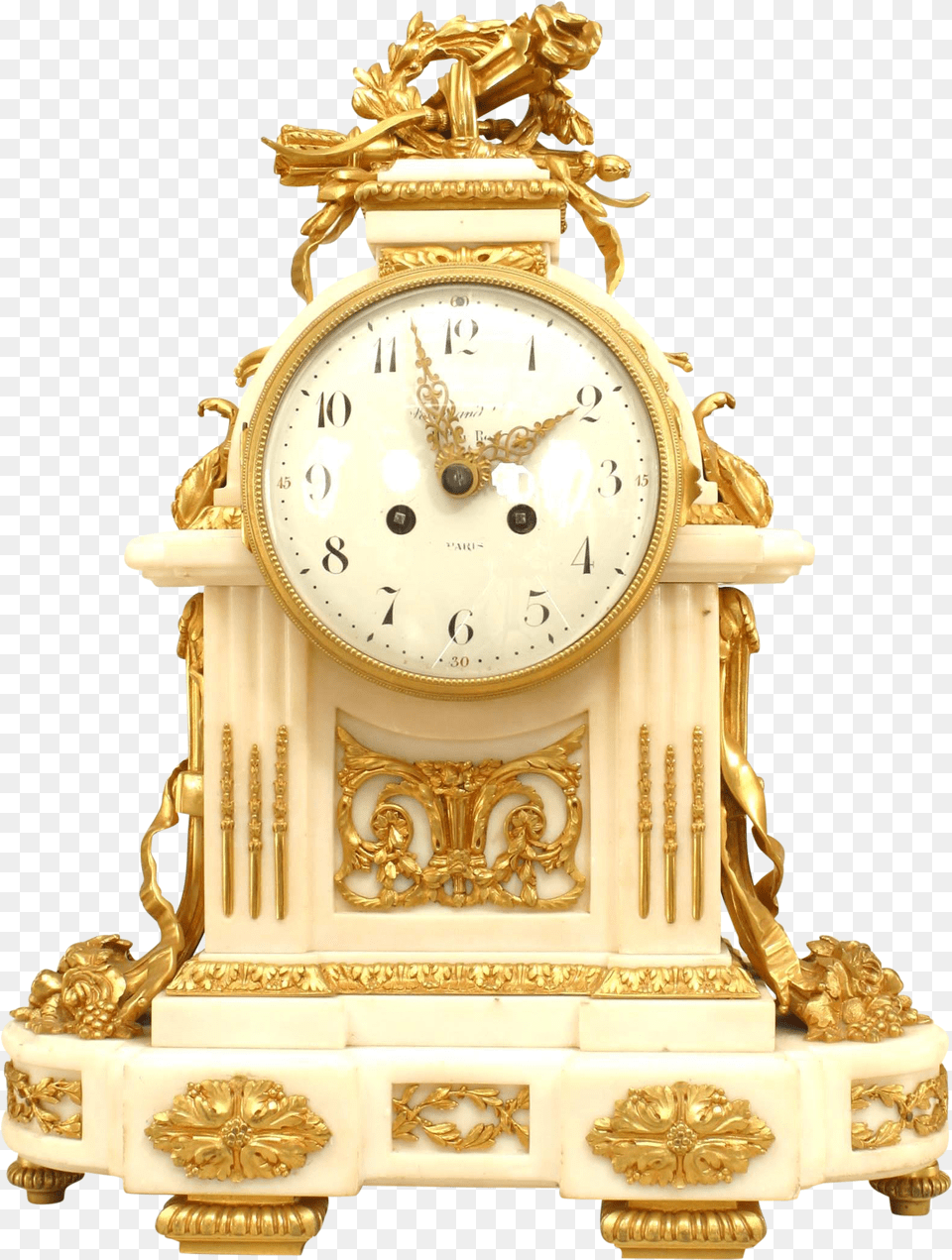 Chairish Logo Brass, Clock, Analog Clock, Cake, Dessert Free Png Download