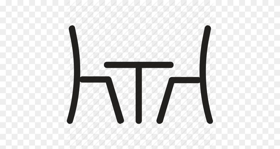 Chairs Furniture Outdoor Furniture Restaurant Seating Table Icon, Text Free Transparent Png