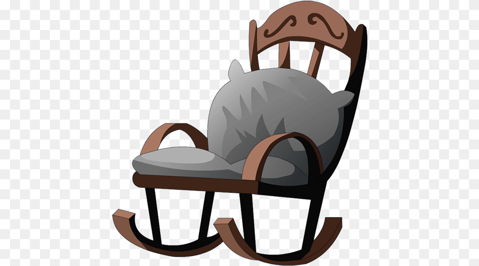 Chaise A Bascule Fr Chaise A Bascule, Furniture, Rocking Chair, Device, Grass Free Png Download