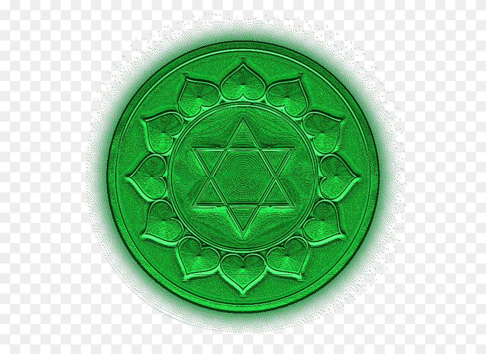 Chakra, Green, Plate Png