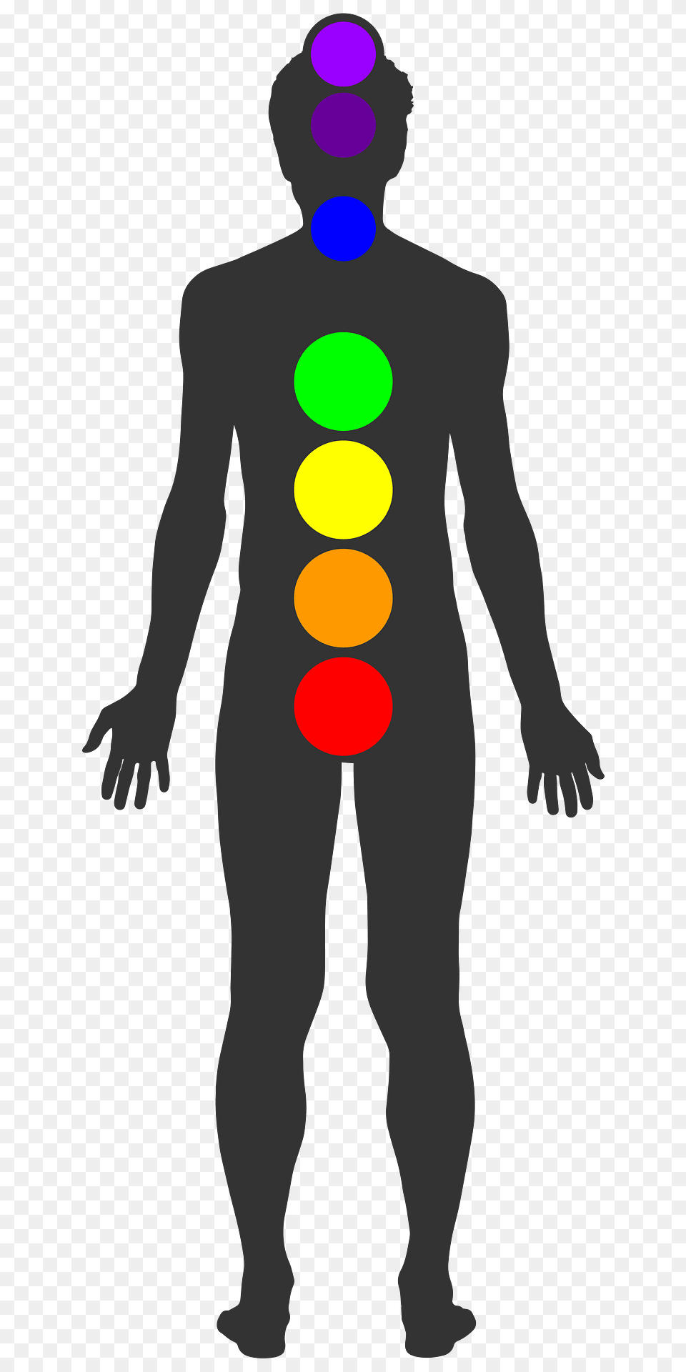 Chakra Silhouette Clipart, Light, Traffic Light, Adult, Male Png Image