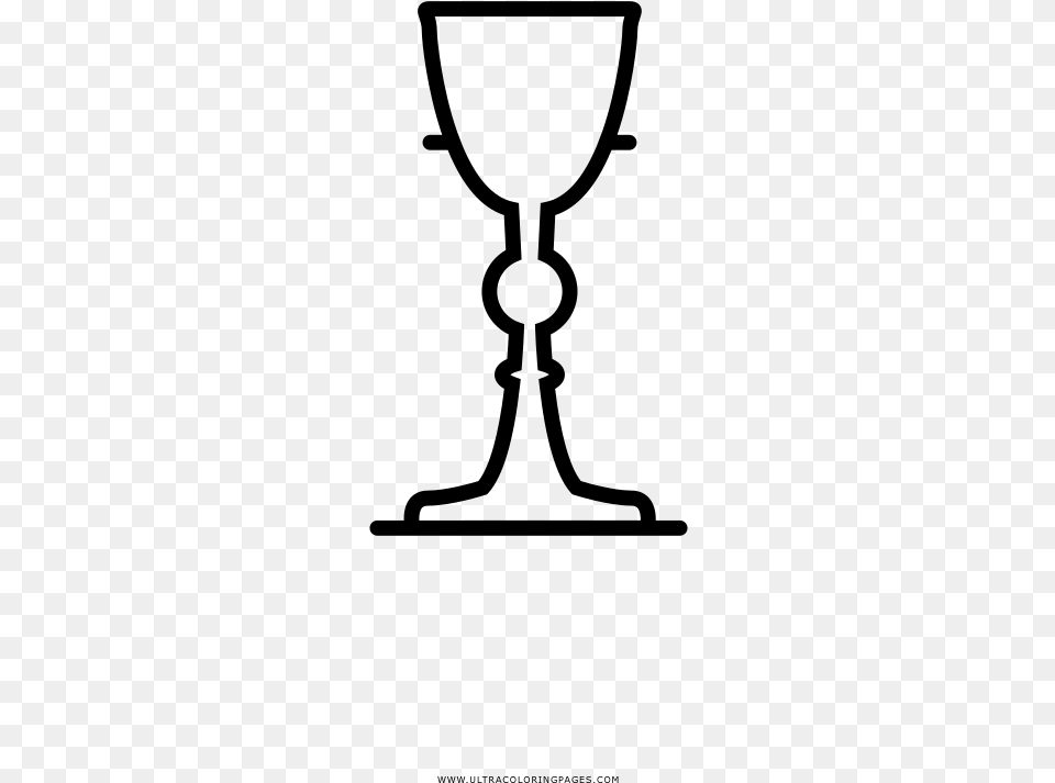 Chalice Coloring, Gray Free Transparent Png