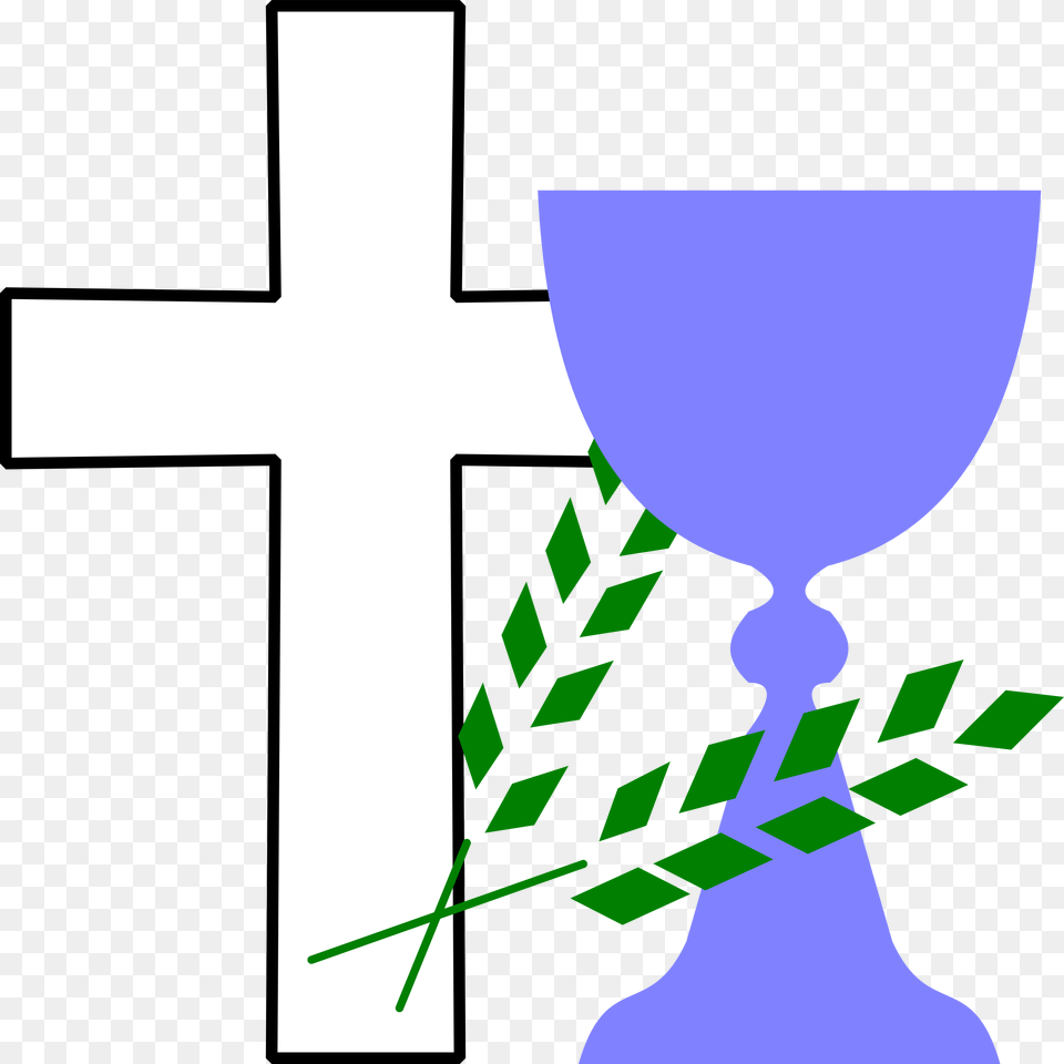 Chalice With Cross Clipart, Symbol, Glass Free Png Download