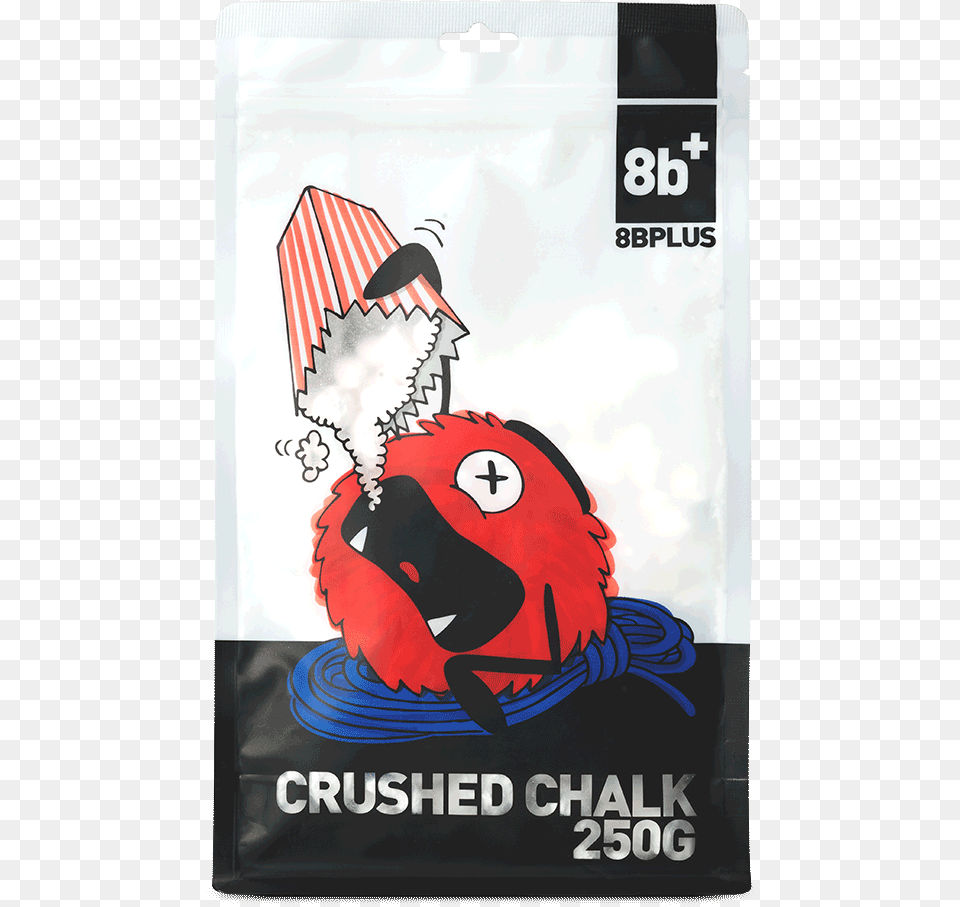 Chalk 250g Crushed Front 8bplus Crushed Chalk, Bag, Advertisement, Person Free Png