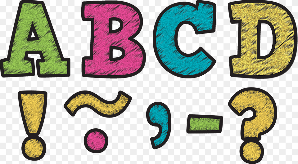 Chalkboard Brights Bold Block, Number, Symbol, Text, Animal Free Png