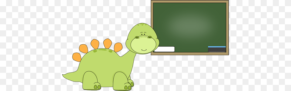 Chalkboard Clipart Cute Dinosaur School Clipart, Green, Appliance, Ceiling Fan, Device Free Png Download