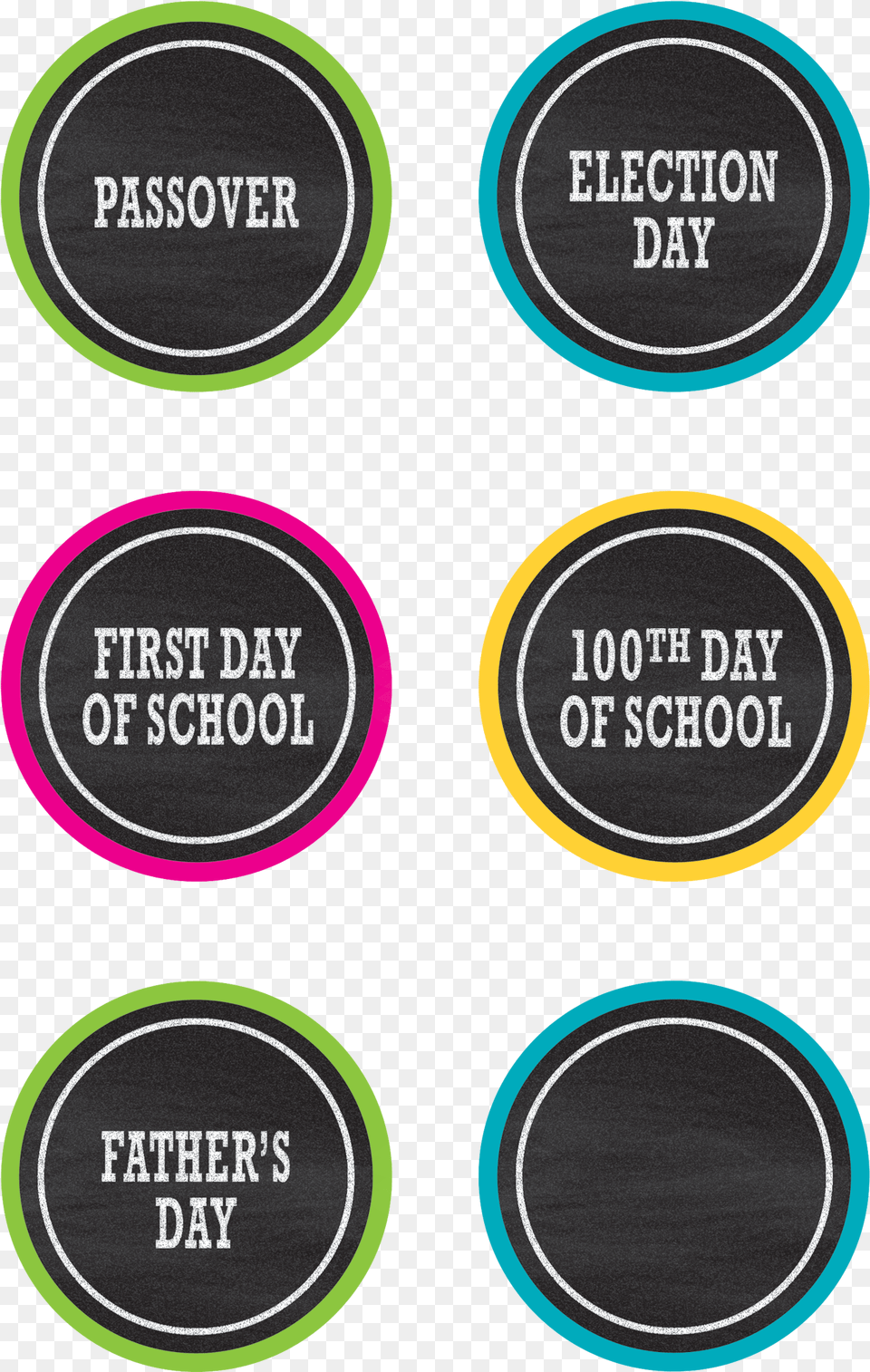 Chalkboard Day Calendar, Sticker, Symbol, Logo Free Png Download