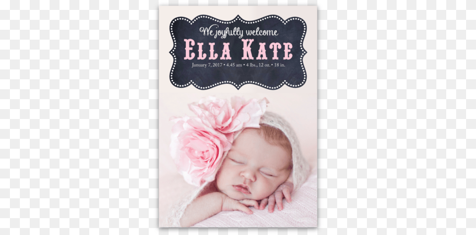 Chalkboard Frame Baby Announcement Baby, Portrait, Photography, Person, Newborn Free Transparent Png