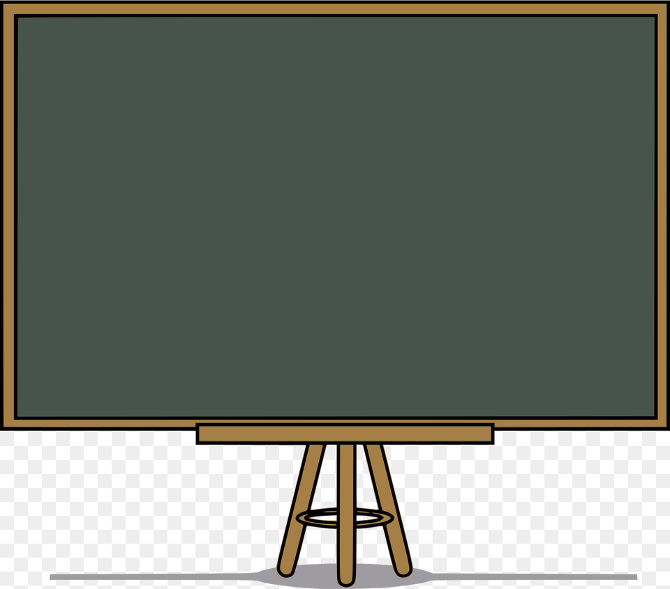 Chalkboard On A Tripod Clipart, Blackboard Png Image