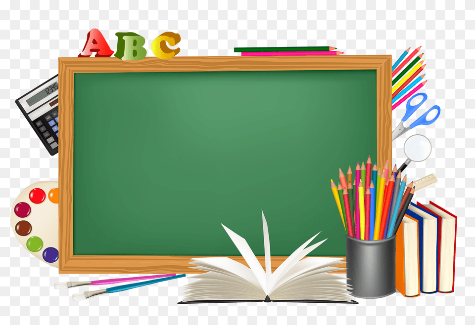 Chalkboard Schoolhouse Clip Art, Blackboard, Scissors Free Transparent Png