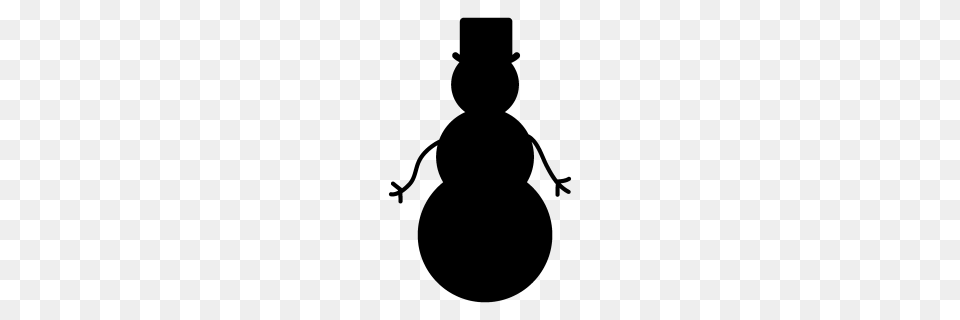 Chalkboard Snowman Cliparts, Gray Free Png