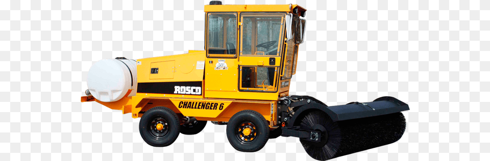 Challenger 6 Broom, Machine, Wheel, Car, Transportation Free Png Download
