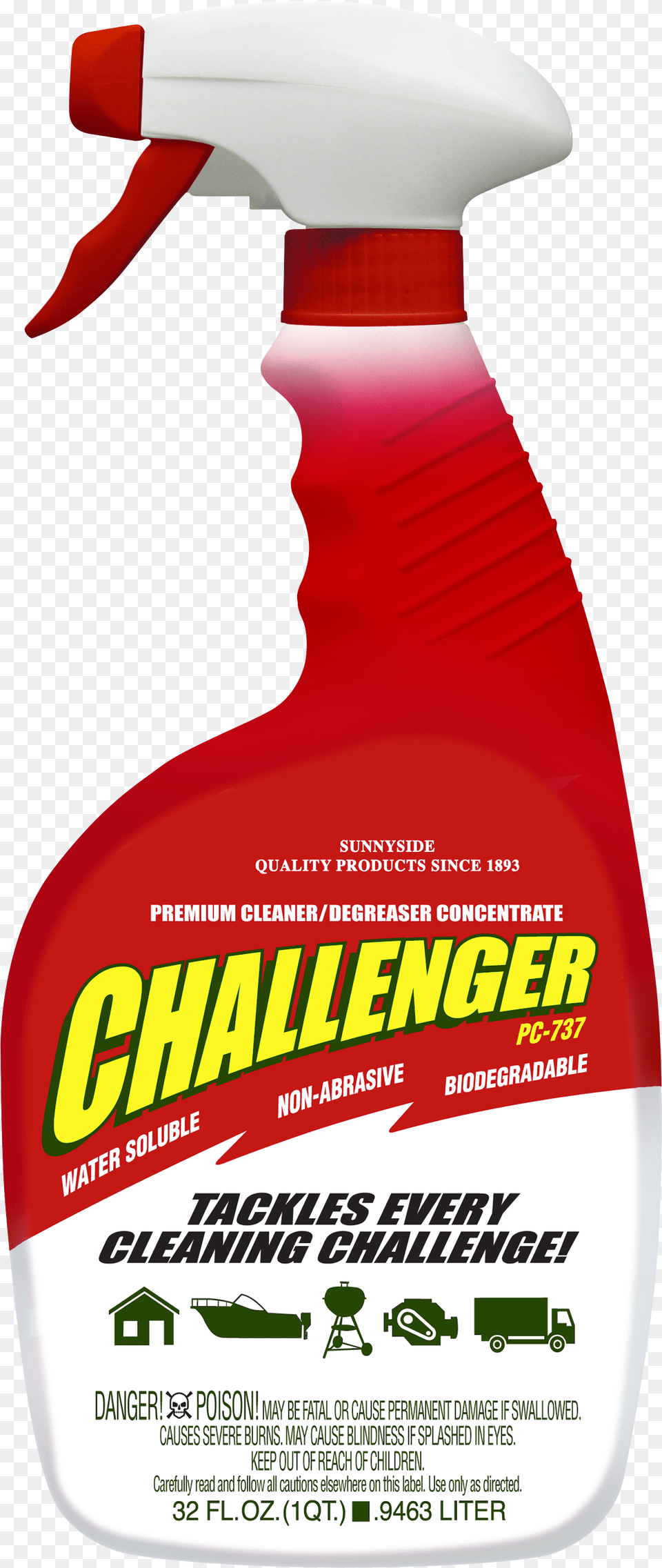 Challenger Cleaner, Cleaning, Person, Can, Spray Can Png Image