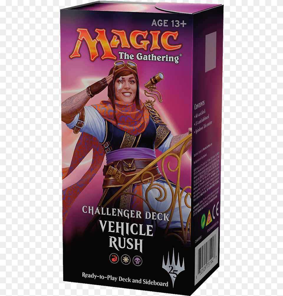 Challenger Deck Vehicle Rush, Adult, Advertisement, Female, Person Free Png