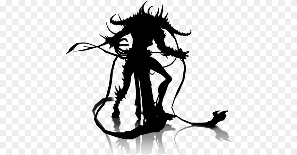 Challenger Demon Zombie Clipart Dungeon Dragon Demon Shadow, Stencil, Book, Publication, Comics Png Image