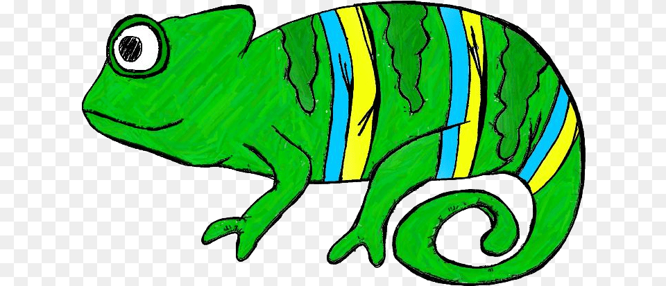 Chameleon Clip Art Clipart Clipart Clip Art Rainforest Animals, Animal, Lizard, Reptile, Green Lizard Png Image
