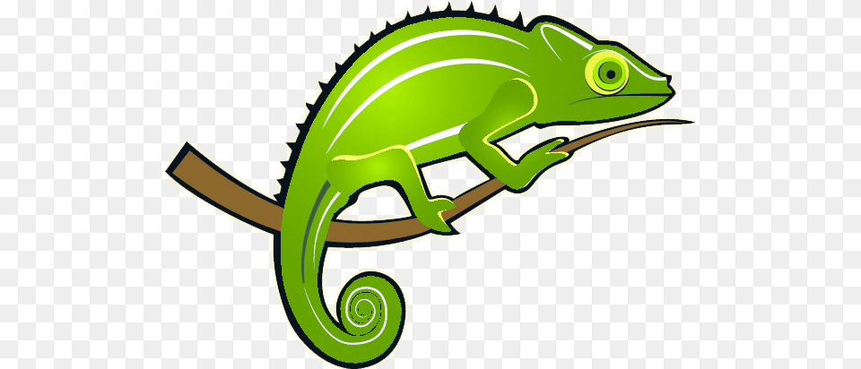 Chameleon Clipart, Animal, Reptile, Lizard, Green Lizard Png Image