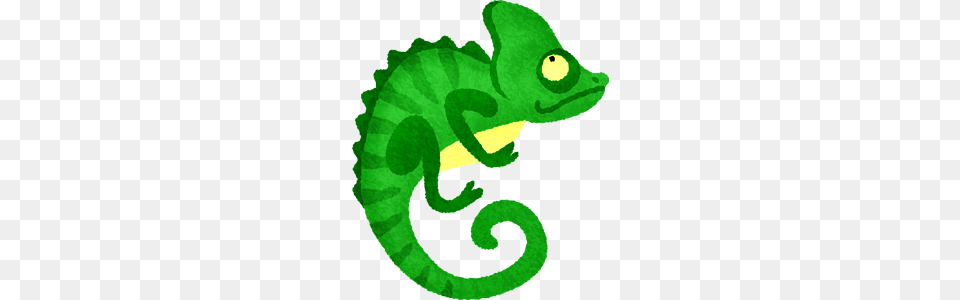 Chameleon Clipart Illustrations, Green Free Png