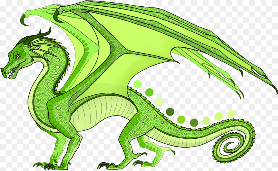 Chameleon Is A Yellowish Lime Green Male Rainwing The Wings Of Fire Green Rainwing, Dragon, Animal, Dinosaur, Reptile Png Image