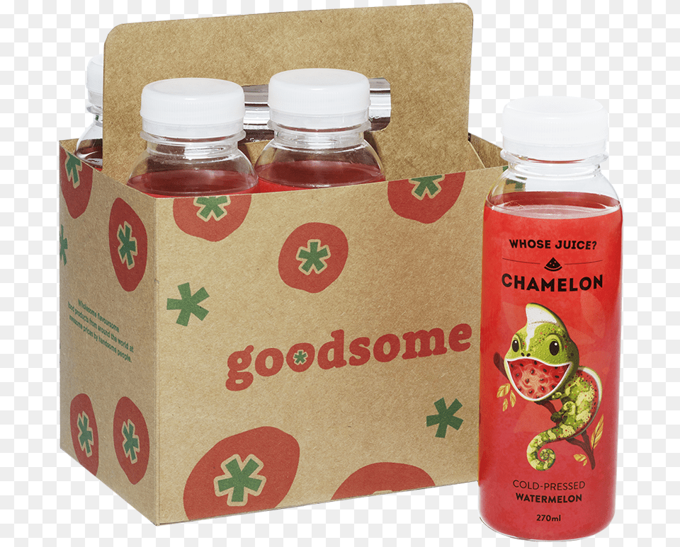 Chamelon Cold Pressed Watermelon Bottle, First Aid, Food, Fruit, Plant Png Image